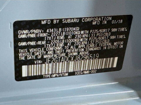 2018 Subaru Crosstrek 2.0i Premium