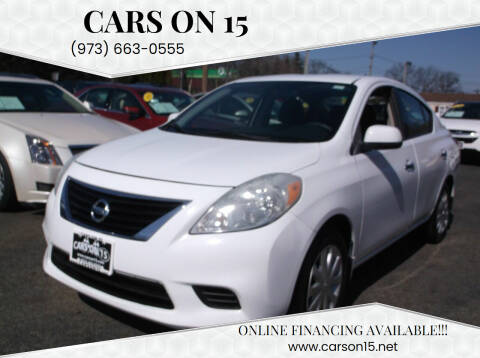 2014 Nissan Versa for sale at Cars On 15 in Lake Hopatcong NJ