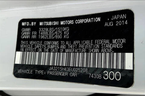 2014 Mitsubishi i-MiEV ES