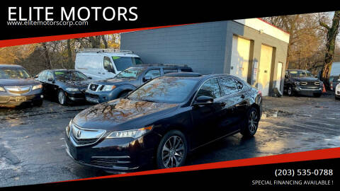 2016 Acura TLX for sale at ELITE MOTORS in West Haven CT