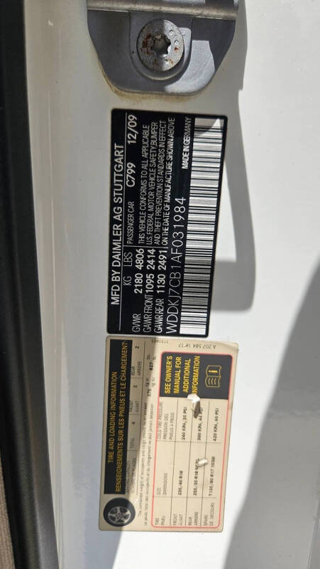 2010 Mercedes-Benz E-Class E 550