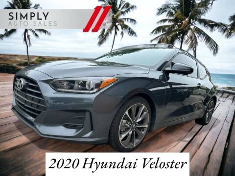 2020 Hyundai Veloster for sale at Simply Auto Sales in Lake Park FL