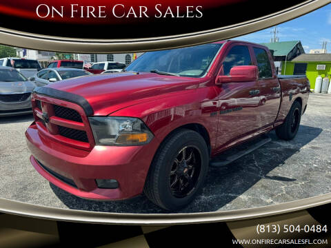 2012 RAM 1500 for sale at On Fire Car Sales in Tampa FL
