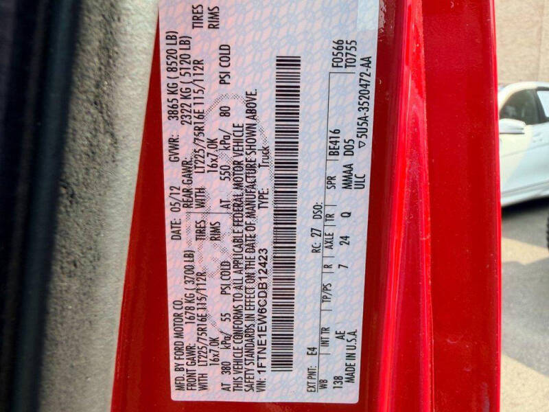 2012 Ford E-Series E-150