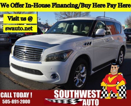 2012 Infiniti QX56 for sale at SOUTHWEST AUTO in Albuquerque NM