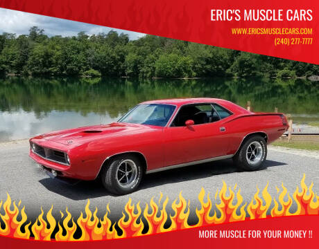 1970 Plymouth Cuda for sale at Eric's Muscle Cars in Clarksburg MD
