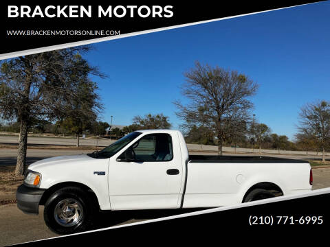 2002 Ford F-150 for sale at BRACKEN MOTORS in San Antonio TX