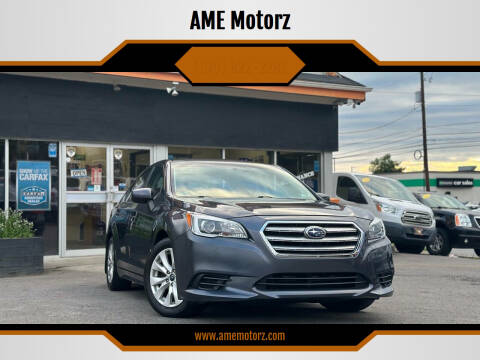 2016 Subaru Legacy for sale at AME Motorz in Wilkes Barre PA