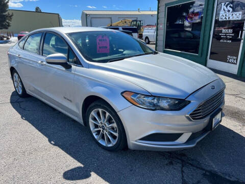 2017 Ford Fusion Hybrid for sale at K & S Auto Sales in Smithfield UT