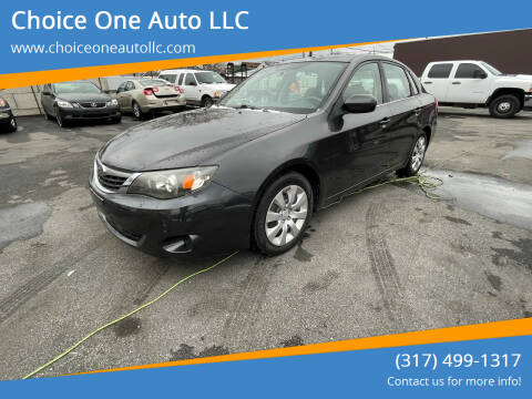 2009 Subaru Impreza for sale at Choice One Auto LLC in Beech Grove IN