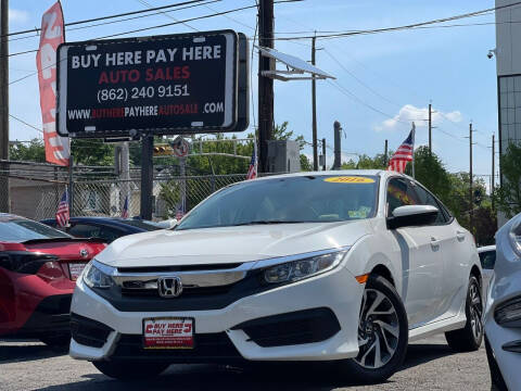 2016 Honda Civic for sale at Buy Here Pay Here Auto Sales in Newark NJ