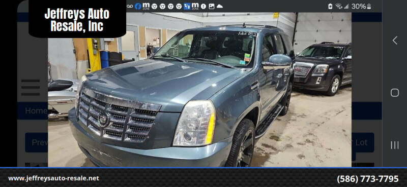 2008 Cadillac Escalade for sale at Jeffreys Auto Resale, Inc in Clinton Township MI