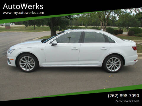 2019 Audi A4 for sale at AutoWerks in Sturtevant WI