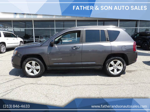 2015 Jeep Compass for sale at Father & Son Auto Sales in Dearborn MI