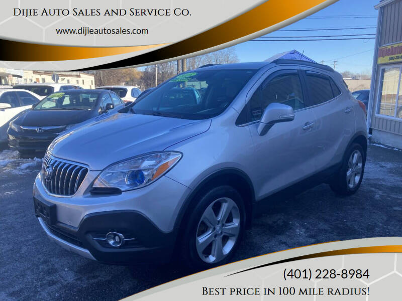2015 Buick Encore for sale at Dijie Auto Sales and Service Co. in Johnston RI