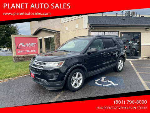 2018 Ford Explorer for sale at PLANET AUTO SALES in Lindon UT