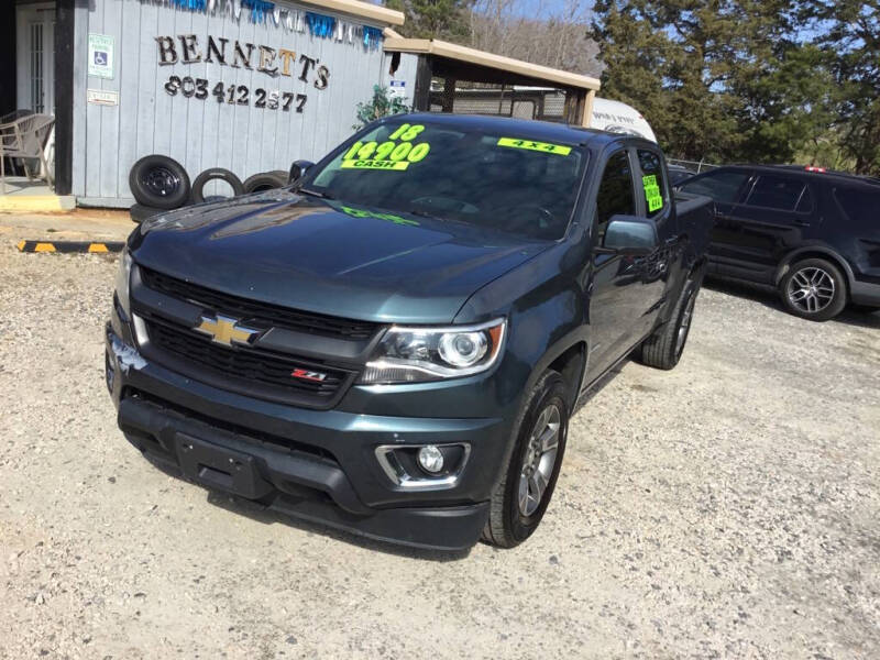 2018 Chevrolet Colorado for sale at Bennett Etc. in Richburg SC