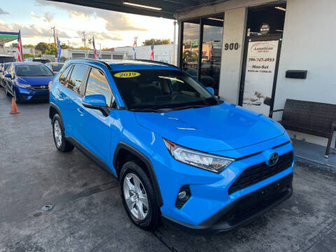 2019 Toyota RAV4 for sale at American Auto Sales in Hialeah FL