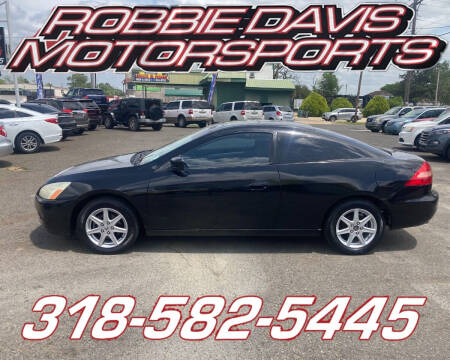2003 Honda Accord for sale at Robbie Davis Motorsports in Monroe LA