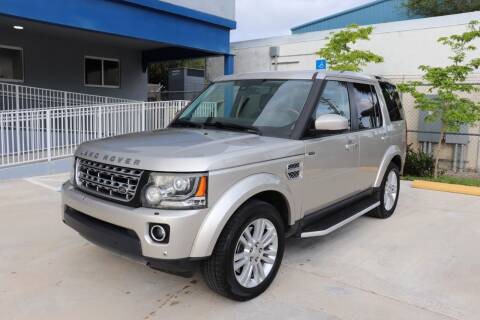 2016 Land Rover LR4 for sale at PERFORMANCE AUTO WHOLESALERS in Miami FL