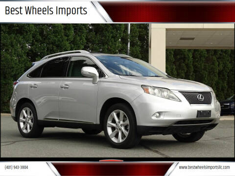 2010 Lexus RX 350 for sale at Best Wheels Imports in Johnston RI