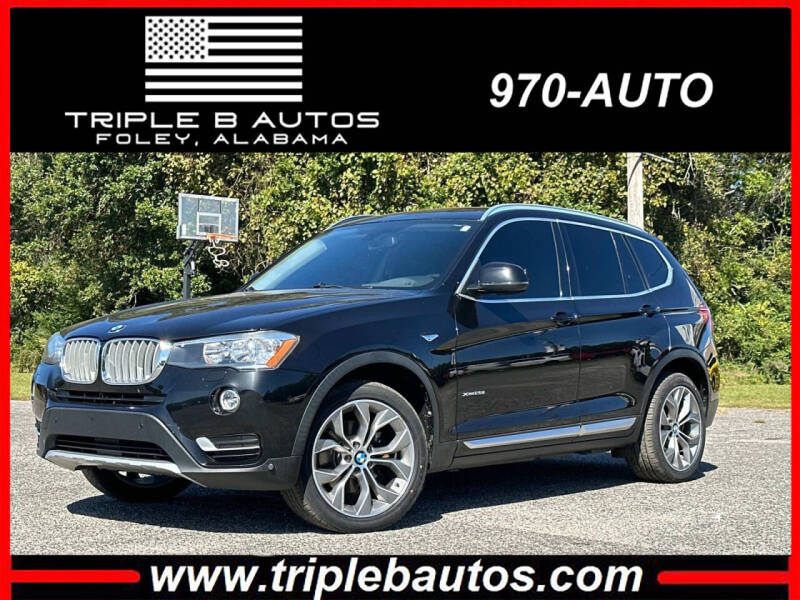 2017 BMW X3 for sale at Triple B Autos in Foley AL