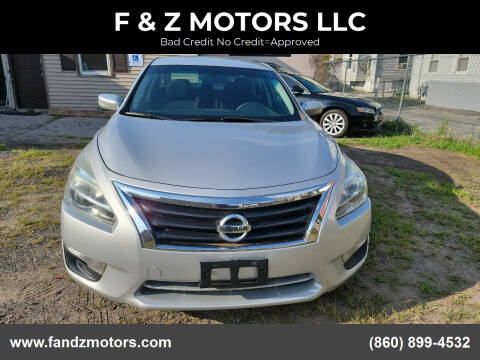 2014 Nissan Altima for sale at F & Z MOTORS LLC in Waterbury CT
