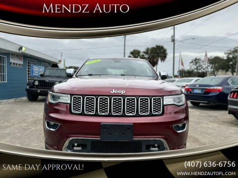 2018 Jeep Grand Cherokee for sale at Mendz Auto in Orlando FL