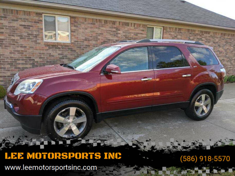 2011 GMC Acadia for sale at LEE MOTORSPORTS INC in Mount Clemens MI