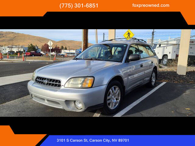 2004 Subaru Outback for sale at Fox Preowned in Carson City NV
