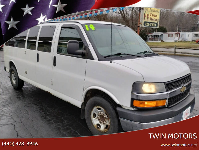 2014 Chevrolet Express for sale at TWIN MOTORS in Madison OH