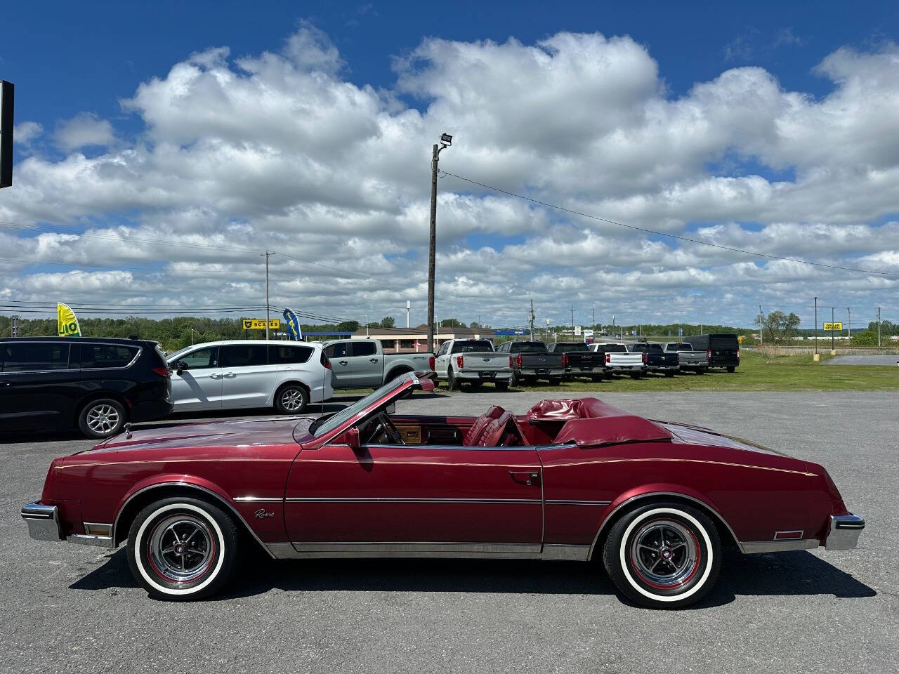 Red 1982 Buick Riviera Base Convertible 2dr Convertible 1