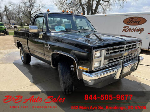 1986 Chevrolet C/K 10 Series for sale at B & B Auto Sales in Brookings SD