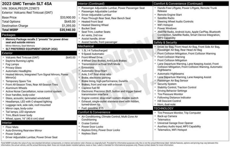 2023 GMC Terrain SLT
