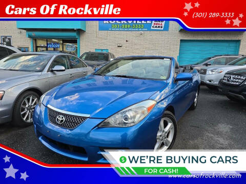 2007 Toyota Camry Solara for sale at Cars Of Rockville in Rockville MD