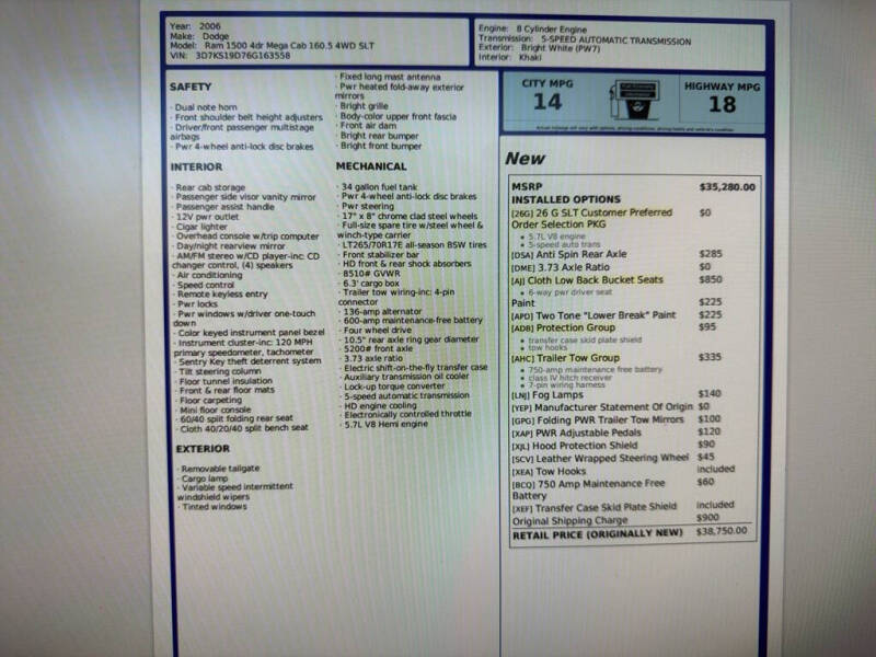 2006 Dodge Ram 1500
