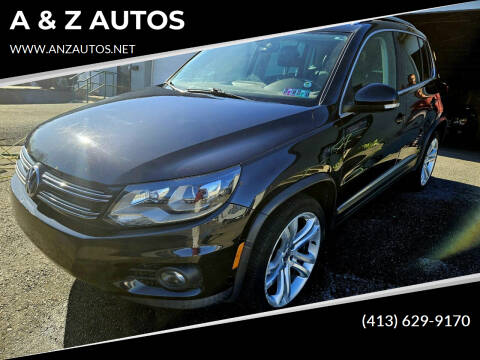 2013 Volkswagen Tiguan for sale at A & Z AUTOS in Westfield MA