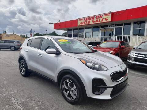 2021 Kia Sportage for sale at Modern Auto Sales in Hollywood FL