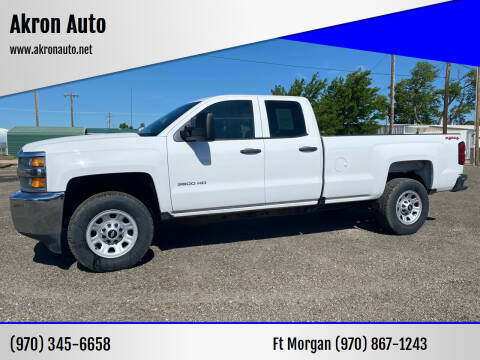 2018 Chevrolet Silverado 3500HD for sale at Akron Auto in Akron CO