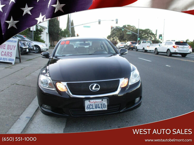 2008 Lexus GS 350 for sale at West Auto Sales in Belmont CA