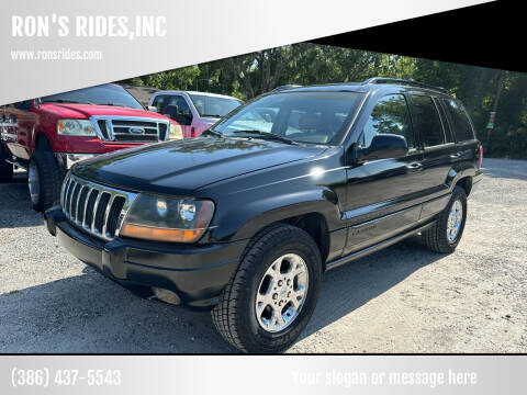 1999 Jeep Grand Cherokee for sale at RON'S RIDES,INC in Bunnell FL