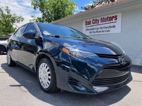 2017 Toyota Corolla for sale at Oak City Motors in Garner NC
