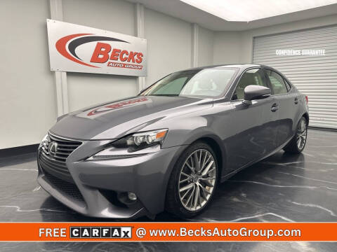 2016 Lexus IS 300 for sale at Becks Auto Group in Mason OH