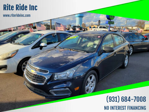 2015 Chevrolet Cruze for sale at Rite Ride Inc 2 in Shelbyville TN