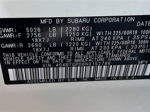 2022 Subaru Outback Touring XT