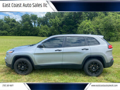 2014 Jeep Cherokee for sale at East Coast Auto Sales llc in Virginia Beach VA