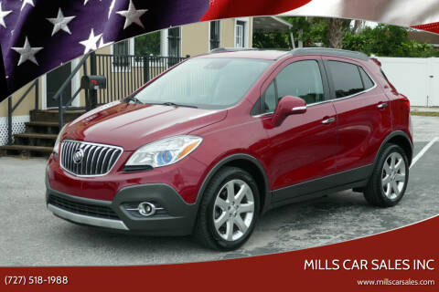 2015 Buick Encore for sale at MILLS CAR SALES INC in Clearwater FL