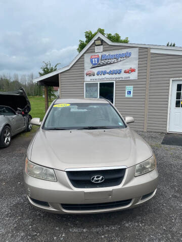 2006 Hyundai Sonata for sale at ROUTE 11 MOTOR SPORTS in Central Square NY