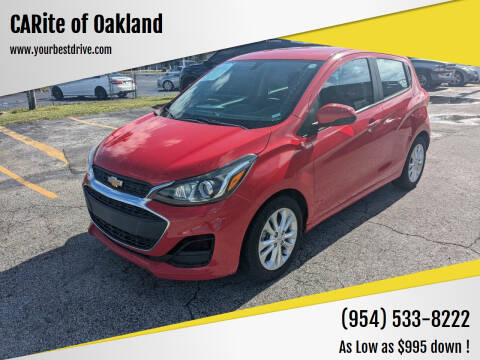 2021 Chevrolet Spark for sale at CARite of Oakland in Oakland Park FL