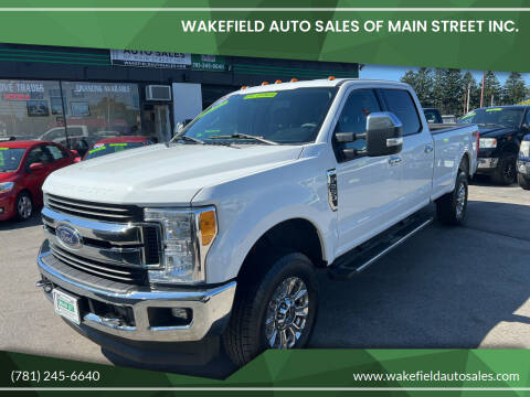 2017 Ford F-250 Super Duty for sale at Wakefield Auto Sales of Main Street Inc. in Wakefield MA
